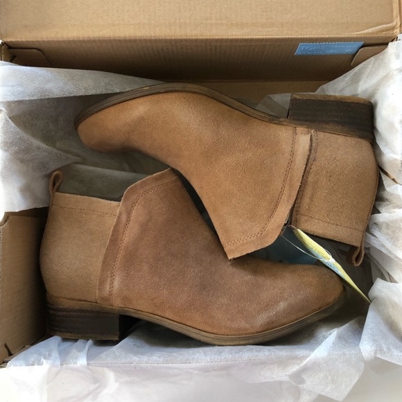 NWT Toms Deia Boots toffee suede wool - Picture 5 of 7
